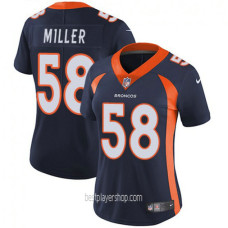 Von Miller Denver Broncos Womens Limited Alternate Navy Blue Jersey Bestplayer